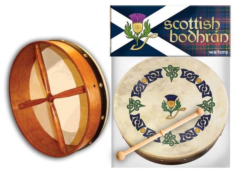 Waltons 8" Bodhran, Scottish Thistle image 1