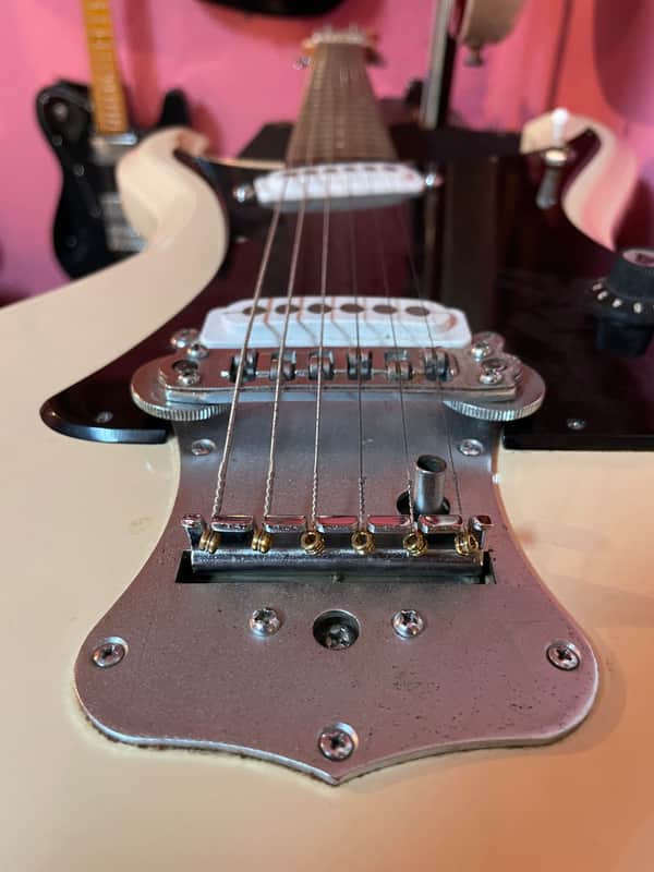 1960's Guyatone LG-150T White Mosrite style guitar | Reverb Australia