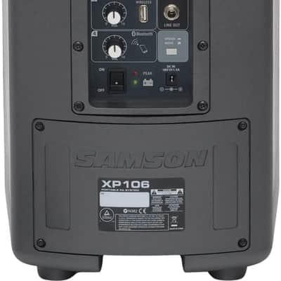 Samson XP106wDE Expedition Rechargeable Portable PA System, Wireless Headset Microphone, 100W image 7