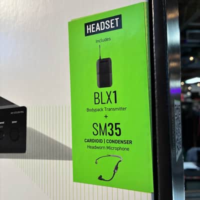 Shure BLX / SM35 Wireless System image 2