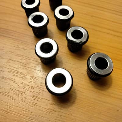 Unknown Vintage Push-In Bushings/Ferrules (x8 for mandolin) 1950's-1970's image 1