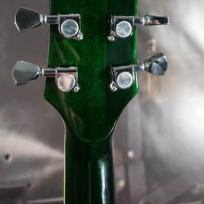 IYV Single Cut Electric Guitar – Emerald Green Flame Top – Dual Humbuckers image 9