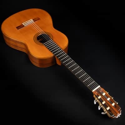 1993 Amalio Burguet 3M Cedar Indian Rosewood - Natural High Gloss | Vintage All Solid Spanisch Masterbuilt Classical Guitar Ebony Fretboard | Case image 7