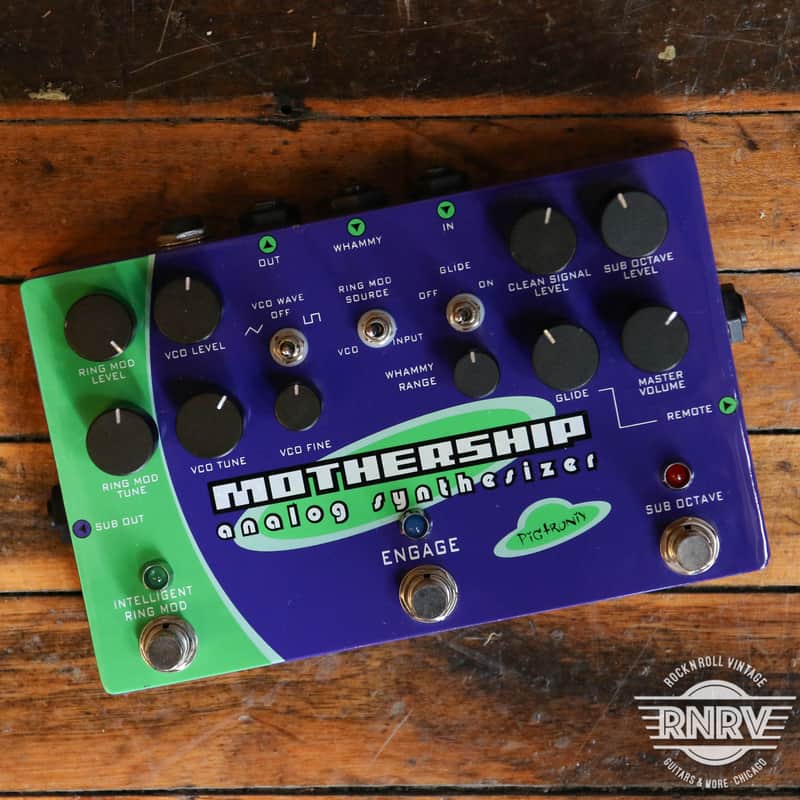 Pigtronix Mothership 2012 - Green & Purple image 1