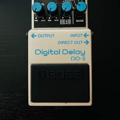 1986 BOSS DD-3 Digital Delay Japan (First Month Production) - Blue Label Long Chip MIJ image 2