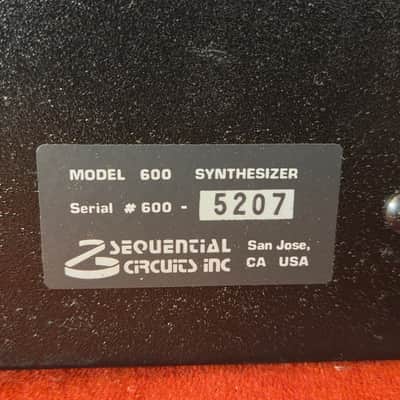Vintage 1980s Sequential Prophet 600 61-Key 6-Voice Polyphonic Synthesizer image 16