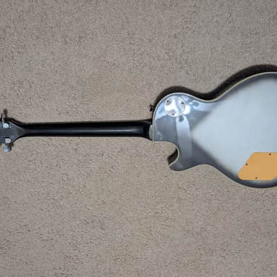 Vintage Cort Les Paul 1980's - Silver Burst Guitar with Hard Case image 6