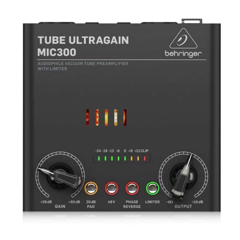 Behringer MIC300 Tube Microphone Preamp image 1