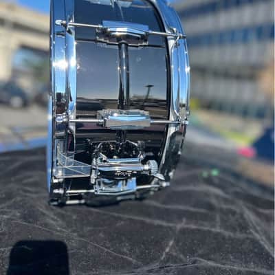 Ludwig LB417 Black Beauty 6.5x14" 10-Lug Brass Snare Drum 1994 - Present - Black Nickel-Plated image 4