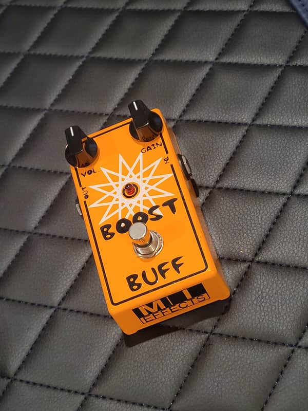 MI Audio Boost n' Buff Guitar Effects Pedal - Orange image 1