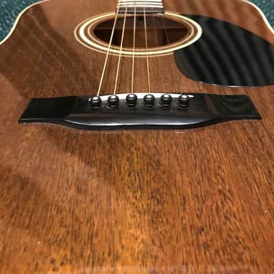 Vintage 1980s Sigma DM-3M Acoustic Dreadnought with Hardshell Case image 11