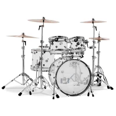 DW Design Series Acrylic 8x10 / 9x12 / 14x16 / 18x22 / 5.5x14" 5pc Shell Pack