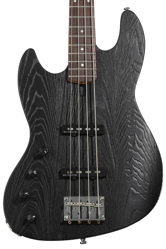 Sire Marcus Miller V6 4-string Left-handed Electric Bass Guitar - Black image 1