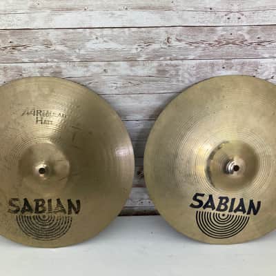 Used Sabian 14" AA Regular Hi-Hat Cymbals (Pair) image 1
