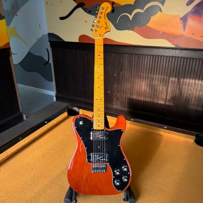 Fender American Vintage II 1975 Telecaster Deluxe — Mocha - OHSC image 2