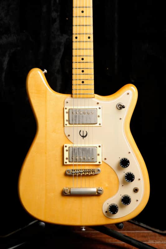 Epiphone Crestwood Natural Electric Guitar Made in Japan 1970s Pre-Owned image 1