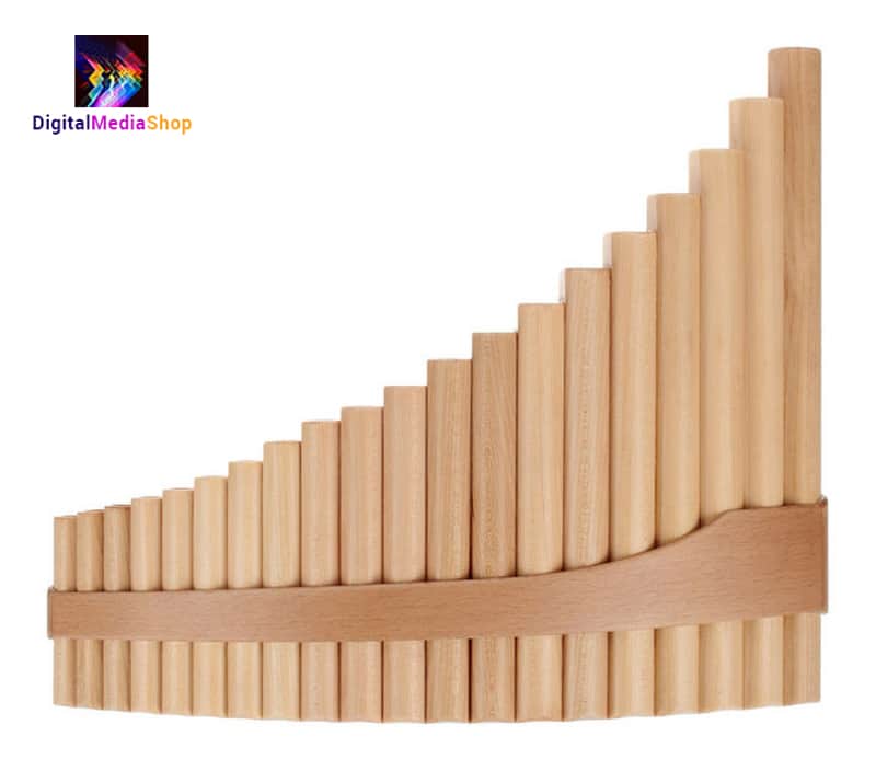 HORA Alto Pan Flute - 20 Pipes - Maple Wood - Handmade in Romania image 1