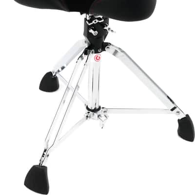 Gibraltar 9608MB Moto-style Drum Throne with Backrest image 1