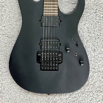 Ibanez RG Iron Label Electric Guitar Flat Black, Model RGRB620BKF image 1