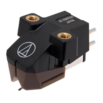 Audio-Technica AT-VM95SH Dual Moving Magnet Turntable Cartridge Brown image 2