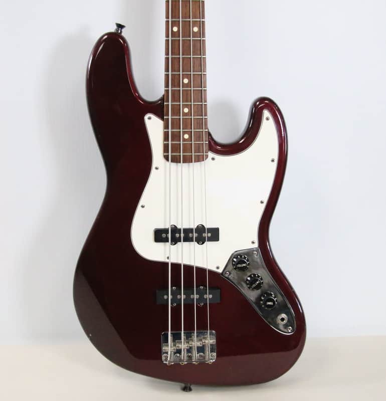 Fender Standard Jazz Bass with Rosewood Fretboard 1998 - 2008 - Midnight Wine image 1