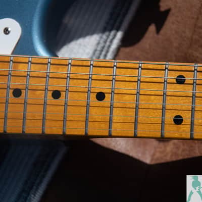 2008 Fender Japan Limited Edition - ST-57 - Old Lake Placid Blue - Upgraded Seymour Duncan PU's & Orange Drop Tone Cap - Pro Set Up w Perfect Frets/Action/Intonation! image 11