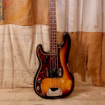 Fender Precision Bass Lefty 1969 - Sunburst image 1
