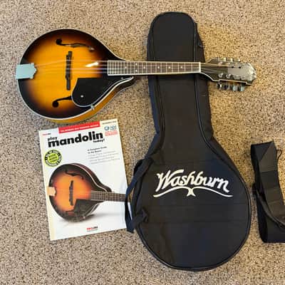 Washburn M1K A-Style Mandolin 2010s - Tobacco Sunburst image 3
