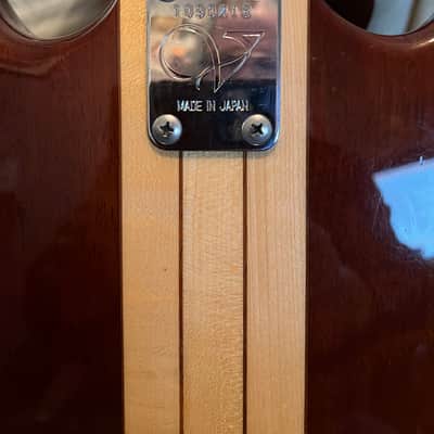 vantage  vs600b bass guitar 80's brown image 10