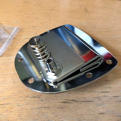 Fender 60th Anniversary Jazzmaster Tremolo Assembly Tailpiece Arm Bar Chrome Lacquer Jaguar Reissue image 2