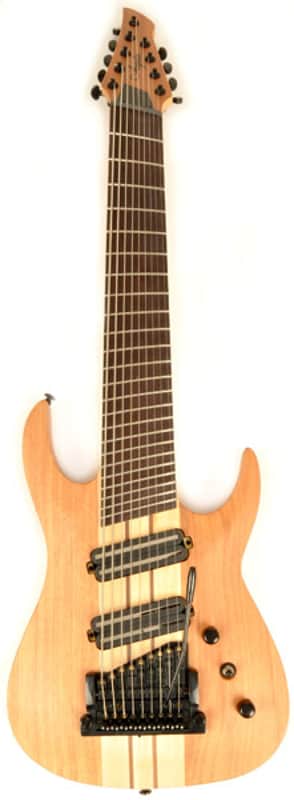 Agile Pendulum 9 String Fan Fret Multi-Scale Guitar with Kahler Bridge Elite 92527 EB CP Nat Mah image 1