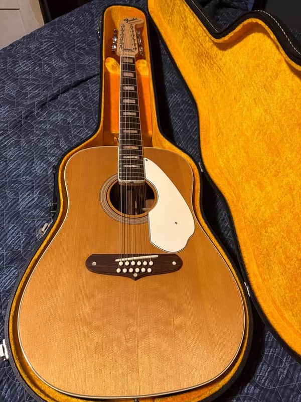 Fender Vintage Shenandoah XII 12 string acoustic guitar 1969 - natural image 1