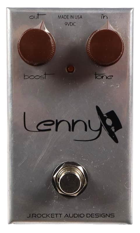 J Rockett Lenny Boost Overdrive Electric Guitar Effect Pedal image 1