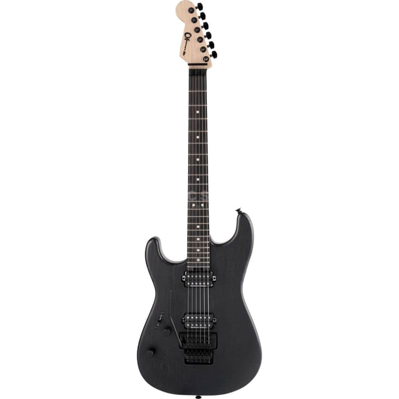 Charvel Pro-Mod San Dimas Style 1 HH FR Sassafras Left-handed Electric Guitar - Satin Black (B-Stock) image 1