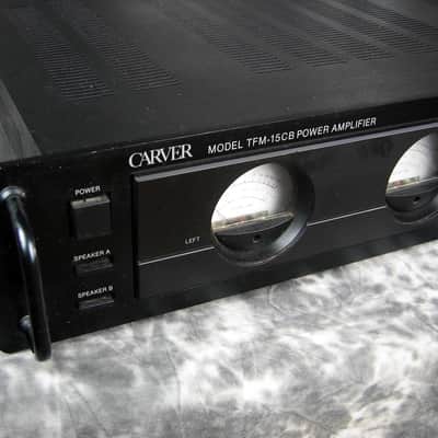 VG used Carver TFM-15CB 2-channel 100W power amp Bild 2