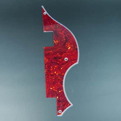 Replacement Pickguard HOFNER Bass Guitar, Right handed, 4ply Red Tortoise