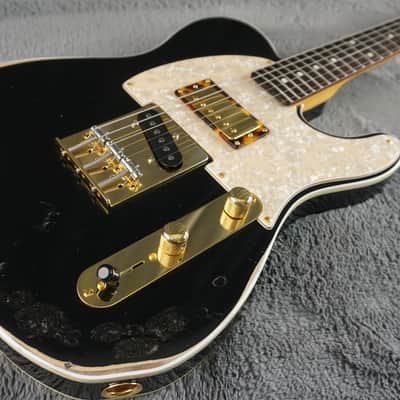 2015 Fender Japan TL62B Custom Telecaster Black w/ Gotoh Humbucker, Gold Hardware image 5