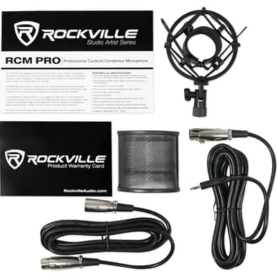Rockville RCM PRO Studio/Recording Condenser Microphone+Audio Technica Boom Arm image 17
