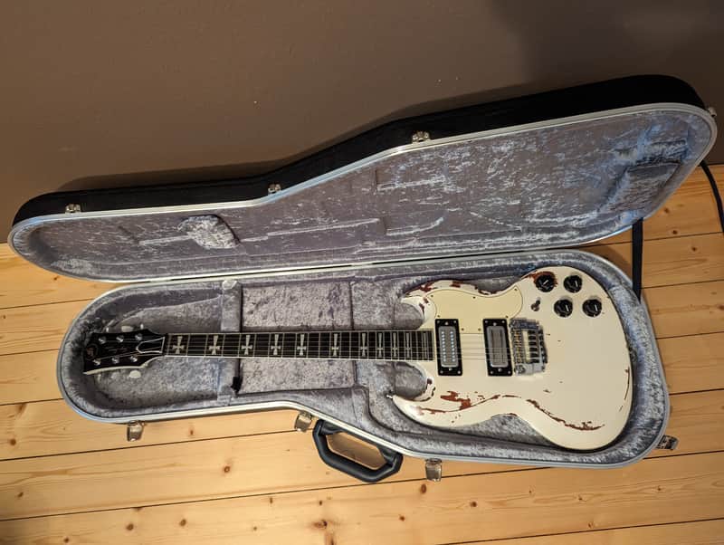 Jaydee Old Boy Standard Tony Iommi Signature 2020 White Relic image 1