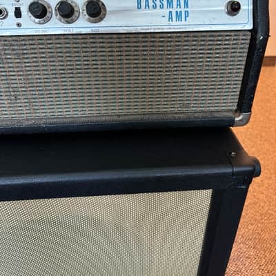 Fender Bassman "Drip Edge" 2-Channel 50-Watt Guitar Amp Head 1968 - 1969 - Silverface image 3