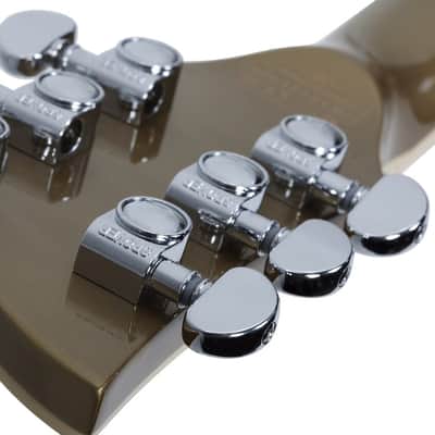 Schecter Corsair Electric Guitar w/ Bigsby - Gold Top (1554) image 11