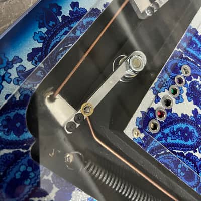 Forrest Double Neck Electric 12/6 with B bender 6/12 2000 Paisley Blue with case! image 8