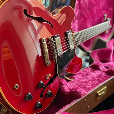 Gibson Vintage 1996 ES 335 Dot Figured Cherry Red w/ Orig. HSC image 2