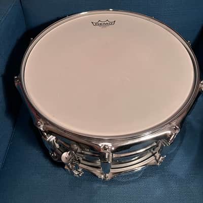 Ludwig LM402 Supraphonic 6.5x14" 10-Lug Aluminum Snare Drum 1985 - Present - Chrome-Plated image 2