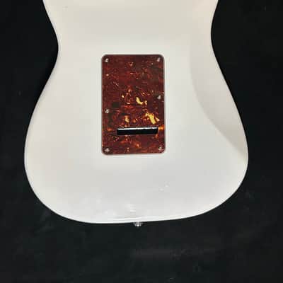 White Stratocaster With Dark Roasted Maple Neck - Seymour Duncan Pickups, Phase Reverse and Blender Mod image 9