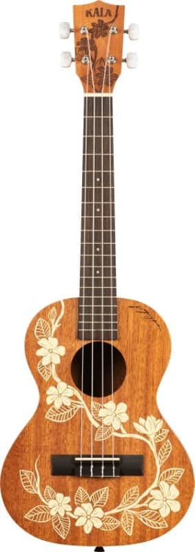 KALA Gardenia Brighamii Tenor Mahogany Ukulele With Bag image 1
