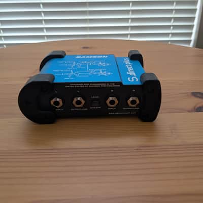 Samson S-Direct Plus S Class Mini Stereo Direct Box 2010s - Blue/Black image 2