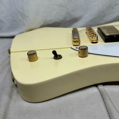 ESP LTD Deluxe Phoenix-1000 Guitar 2024 - Vintage White image 17