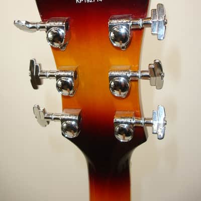 D'Angelico DAPDCVSBCSCB9EX Premier DC Boardwalk (P90s) Semi-Hollow Electric Guitar, Vintage Sunburst (Guitar Center Exclusive) image 12