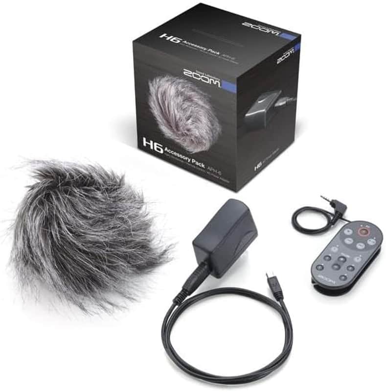 Zoom APH-6 Accessory Pack for H6 Handy Recorder 2010s - Black image 1